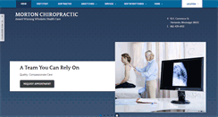 Desktop Screenshot of mortonchiropracticclinic.com